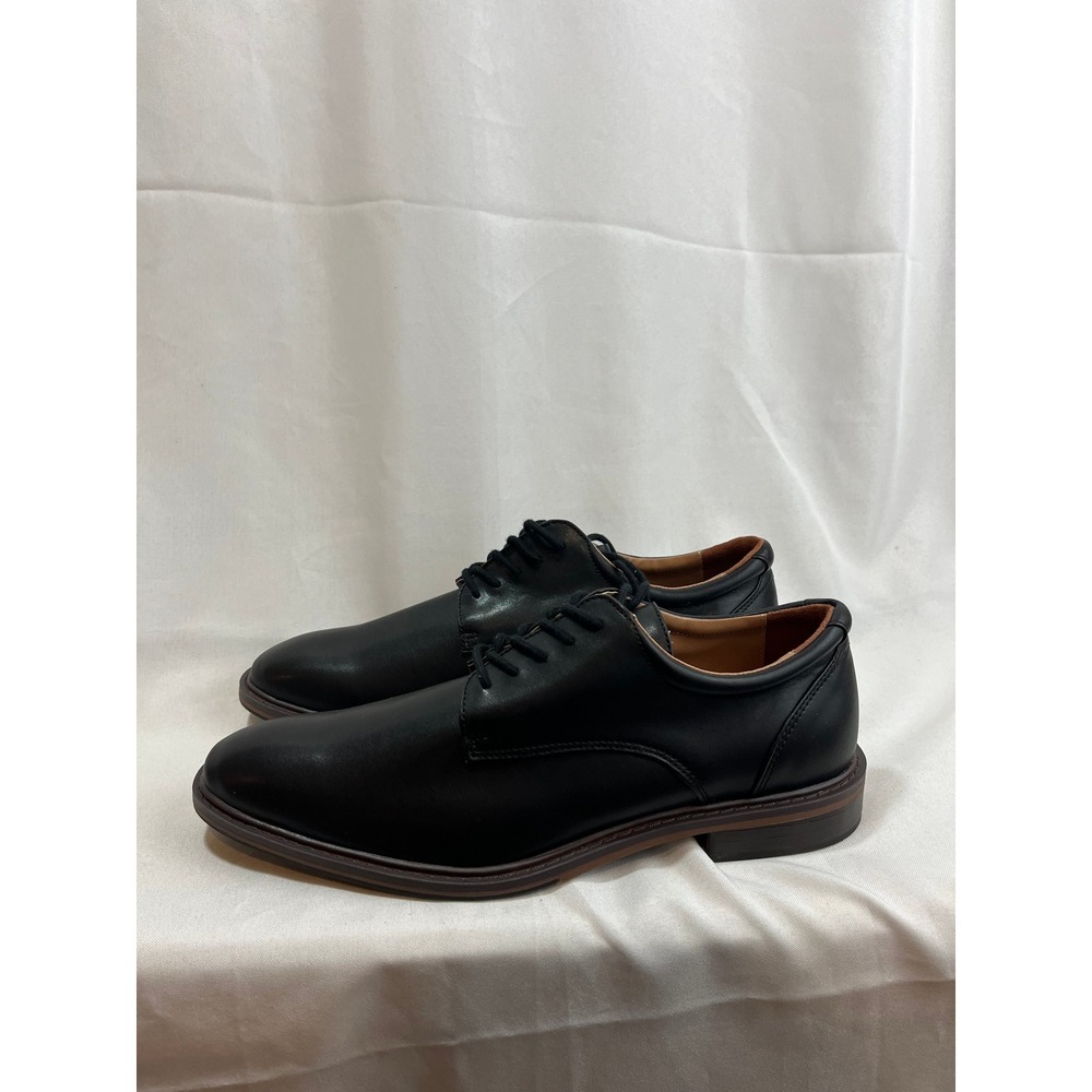 Goodfellow & Co Mens Black Memory Foam Derby Dress Shoes Size 10.5